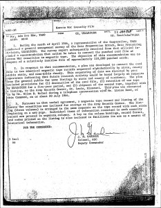 Memorandum from Colonel J. M. Gardner recommending conversion of the TAGOKOR punched card file to magnetic tape.