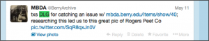 MBDA Tweet to DLG.